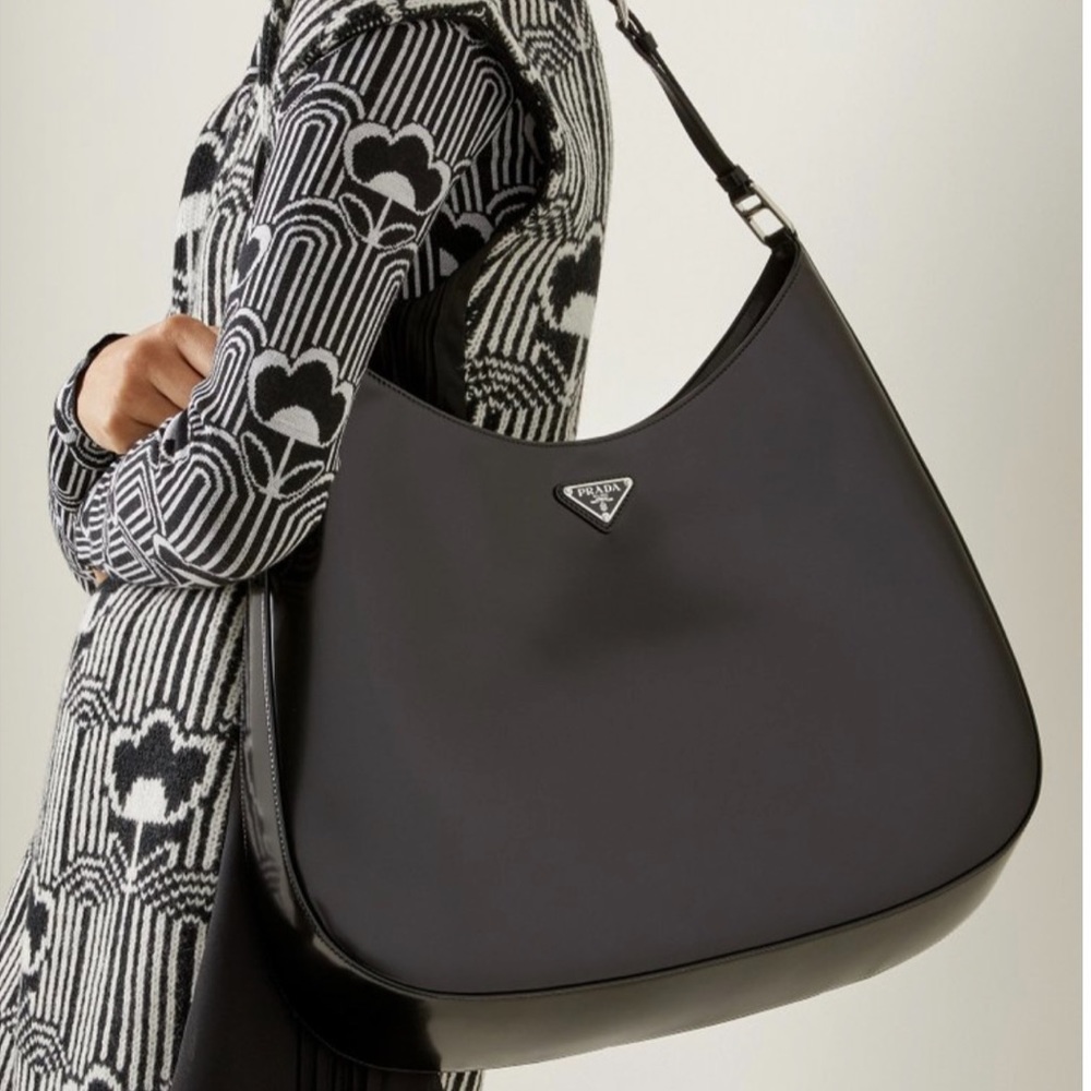 Prada Maxi Cleo in Spazzalotto Leather - FW 2021
